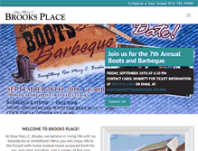 Tablet Screenshot of brooksplace.org